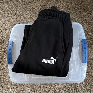 PUMA Kids Black Sweatpants